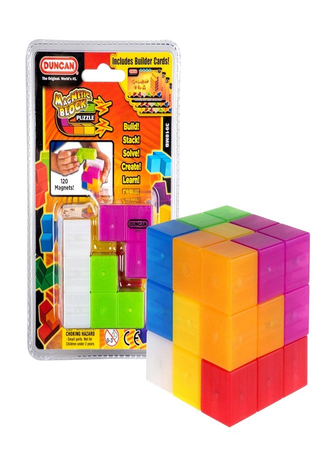 Duncan Magnetic Block Brain-Teaser Puzzle, Red - Image 1